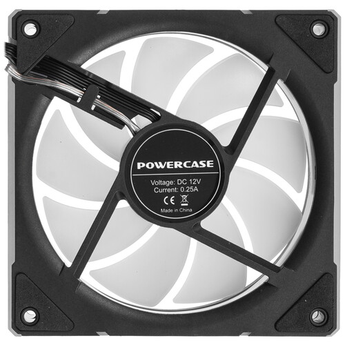 Купить Вентилятор Powercase M61-12 ARGB [M61-12ARGB] черный  9227976. Характеристики, отзывы и цены в Донецке