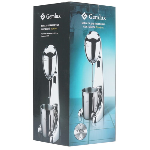 Купить Миксер GEMLUX GL-MS-01 серебристый  1169012. Характеристики, отзывы и цены в Донецке