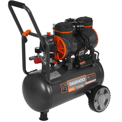 Купить Компрессор поршневой безмасляный Daewoo DAC 240S  5412917. Характеристики, отзывы и цены в Донецке