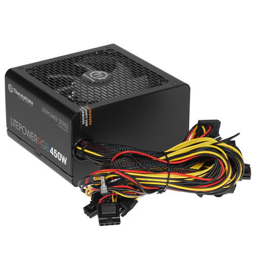 Купить Блок питания Thermaltake Litepower RGB 450W  1341205. Характеристики, отзывы и цены в Донецке