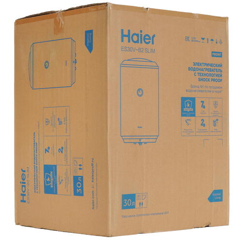 Купить Водонагреватель электрический Haier ES30V-B2 SLIM  9003921. Характеристики, отзывы и цены в Донецке