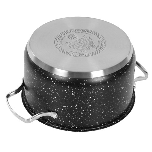Купить Кастрюля Rashel Стефани R-407v 4.7 л 22 см черный  9320939. Характеристики, отзывы и цены в Донецке