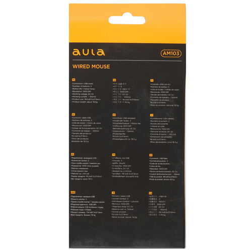 Купить Мышь проводная AULA AM103  9045126. Характеристики, отзывы и цены в Донецке