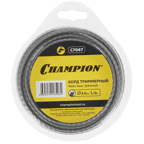 Купить Леска для триммеров Champion Platin Saw C7067  5099789. Характеристики, отзывы и цены в Донецке