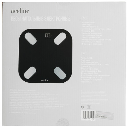 Купить Весы Aceline SC-30 черный  9090048. Характеристики, отзывы и цены в Донецке
