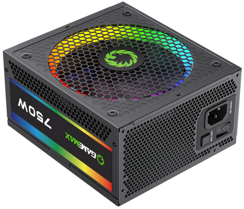 Купить Блок питания GameMax RGB-750 PRO 3.0 [ГС-00007696] черный  9087651. Характеристики, отзывы и цены в Донецке