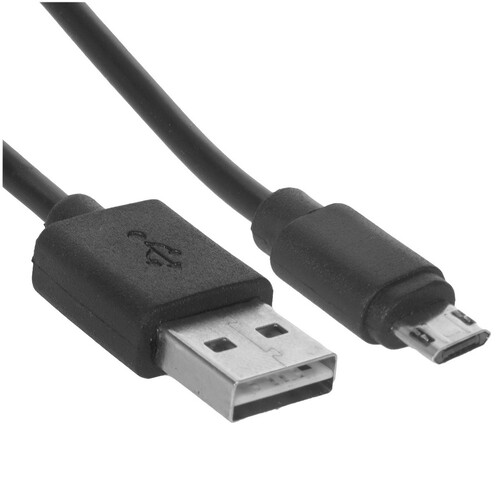 Купить Кабель круглый Cablexpert micro USB - USB 2.0 Type-A черный 1 м  9196221. Характеристики, отзывы и цены в Донецке