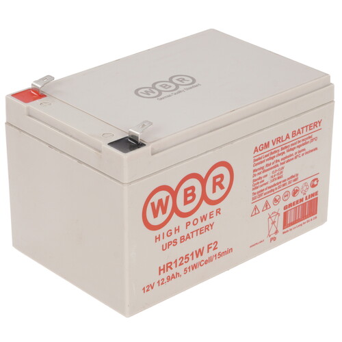 Купить Аккумуляторная батарея для ИБП WBR HR1251W F2  9281144. Характеристики, отзывы и цены в Донецке