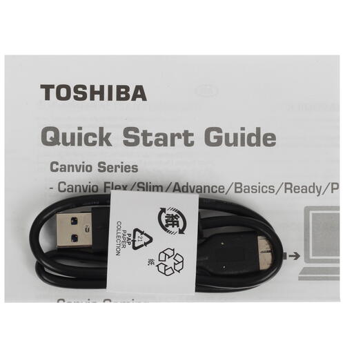 Купить 2 ТБ Внешний HDD Toshiba Canvio Basics [HDTB520EK3AA]  5412177. Характеристики, отзывы и цены в Донецке