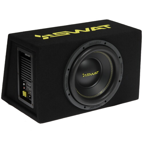 Купить Автосабвуфер активный SWAT MAS-10VBA  5486358. Характеристики, отзывы и цены в Донецке
