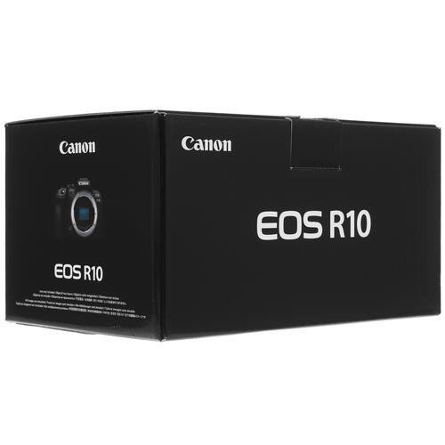 Купить Беззеркальный фотоаппарат Canon EOS R10 Body черный  5068872. Характеристики, отзывы и цены в Донецке