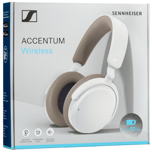 Купить Беспроводные/проводные наушники Sennheiser Accentum белый  5455475. Характеристики, отзывы и цены в Донецке