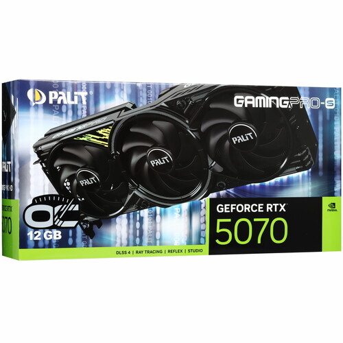 Купить Видеокарта Palit GeForce RTX 5070 GamingPro S OC  5628032. Характеристики, отзывы и цены в Донецке