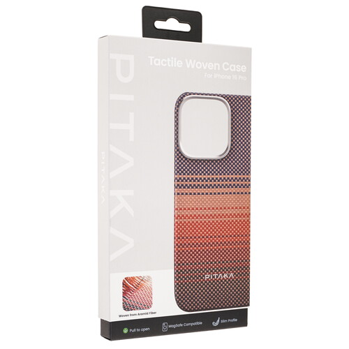 Купить Накладка  Pitaka Tactile Woven Case для Apple iPhone 16 Pro коричневый/серый  5492717. Характеристики, отзывы и цены в Донецке