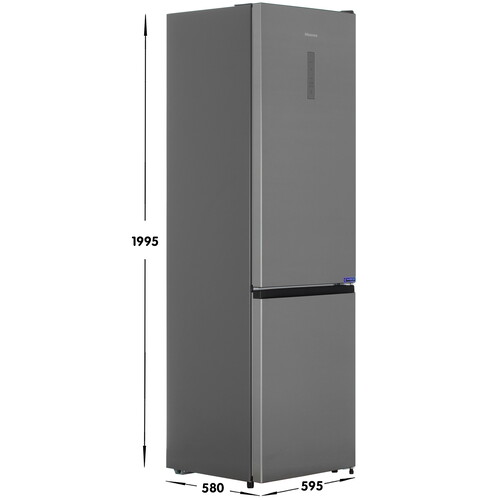 Купить Холодильник с морозильником   Hisense RB3N331NAC1 серый  9313815. Характеристики, отзывы и цены в Донецке