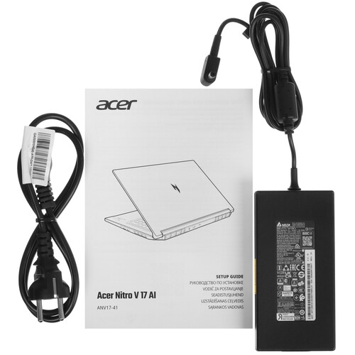 Купить 17.3" Ноутбук Acer Nitro V 17 AI ANV17-41-R5DR черный  5634288. Характеристики, отзывы и цены в Донецке