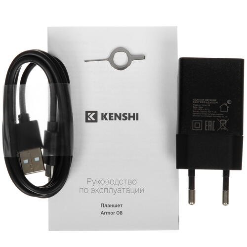 Купить 8" Планшет KENSHI Armor O8 LTE 64 ГБ черный  9018595. Характеристики, отзывы и цены в Донецке