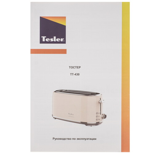 Купить Тостер TESLER TT-430 серый  9228870. Характеристики, отзывы и цены в Донецке