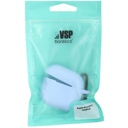 Купить Чехол Borasco для Apple AirPods 4, Apple AirPods 4 ANC, голубой  5606691. Характеристики, отзывы и цены в Донецке
