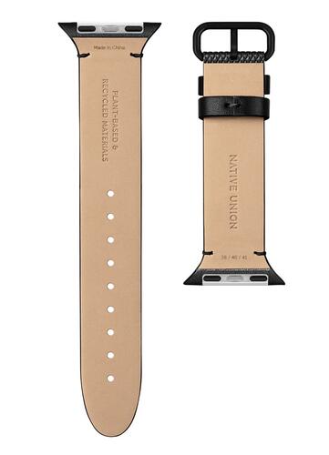 Купить Ремешок Native Union для Apple Watch 38/ 40/ 41mm черный/бежевый  5460522. Характеристики, отзывы и цены в Донецке