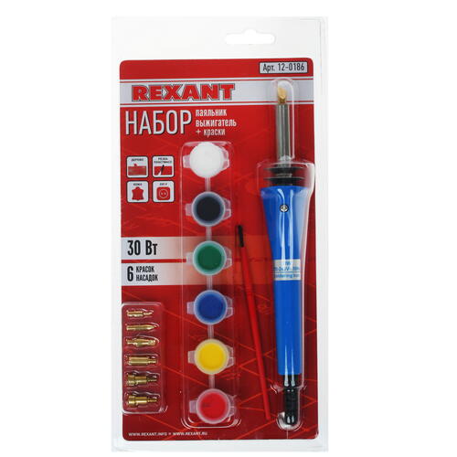 Купить Паяльник Rexant 12-0186  1142930. Характеристики, отзывы и цены в Донецке