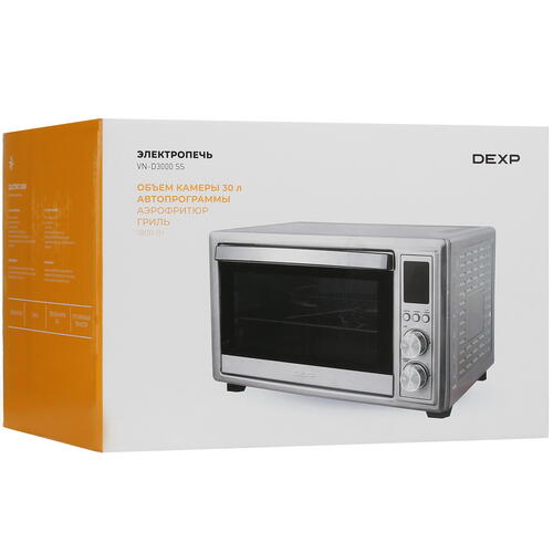Купить Мини-печь DEXP VN-D3000 SS серебристый  5420709. Характеристики, отзывы и цены в Донецке