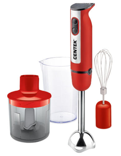 Купить Блендер погружной Centek CT-1319 красный  8109471. Характеристики, отзывы и цены в Донецке