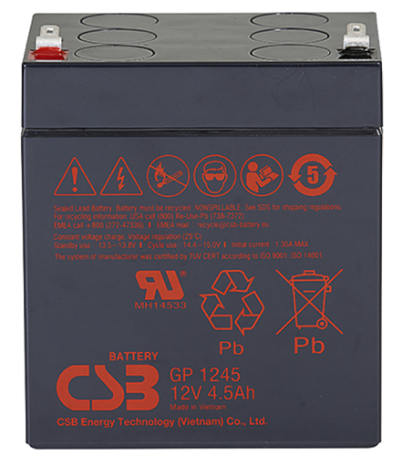 Купить Аккумуляторная батарея для ИБП CSB GP 1245  5416696. Характеристики, отзывы и цены в Донецке
