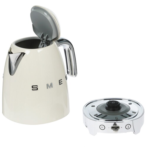 Купить Электрочайник Smeg KLF04CREU бежевый  8115928. Характеристики, отзывы и цены в Донецке