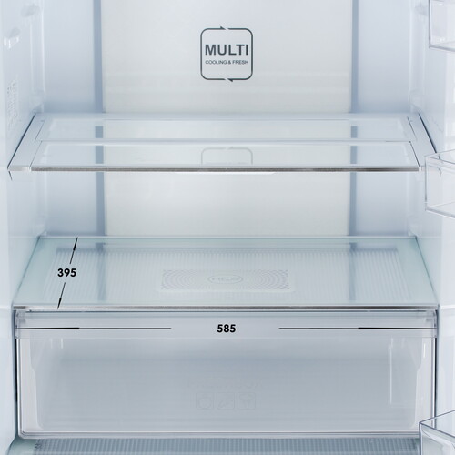 Купить Холодильник с морозильником   Haier C4F744CMGU1 серебристый  9218016. Характеристики, отзывы и цены в Донецке
