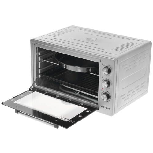 Купить Мини-печь Kraft KF-MO 4500 GR серебристый  8192481. Характеристики, отзывы и цены в Донецке
