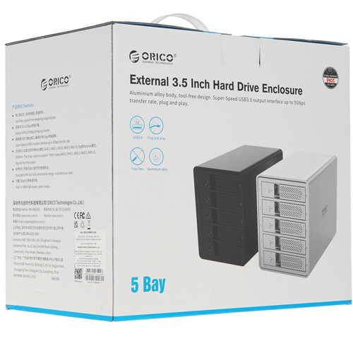 Купить Дисковое хранилище ORICO 9558RU3-BK  5024503. Характеристики, отзывы и цены в Донецке