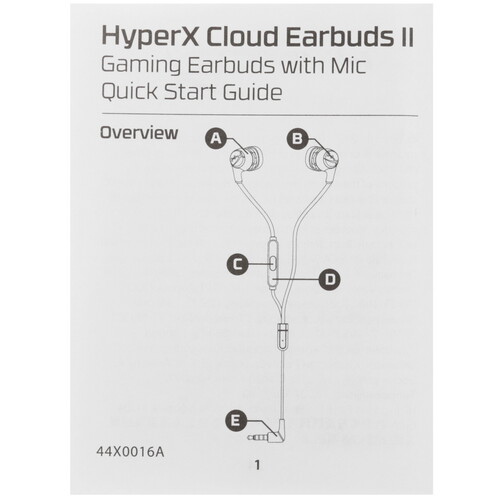 Купить Проводные наушники HyperX Cloud Earbuds 2 красный 2023  5475701. Характеристики, отзывы и цены в Донецке