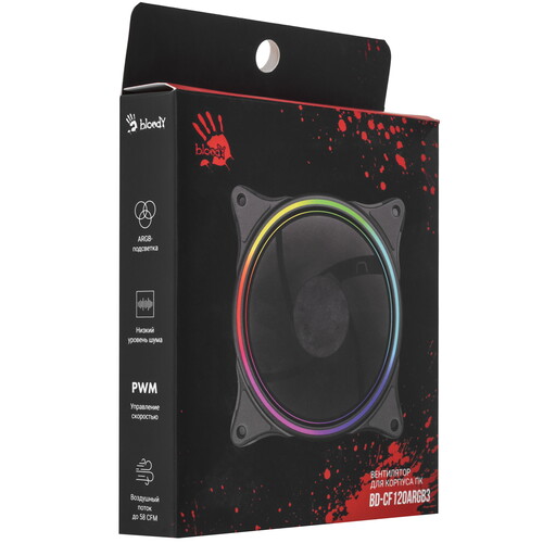 Купить Вентилятор Bloody BD-CF120ARGB3  9244237. Характеристики, отзывы и цены в Донецке