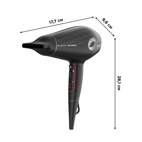 Купить Фен Rowenta Glow Addict CV613LF0 черный/красный  5352840. Характеристики, отзывы и цены в Донецке