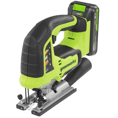 Купить Электрический лобзик Greenworks GD24JS120  9305508. Характеристики, отзывы и цены в Донецке