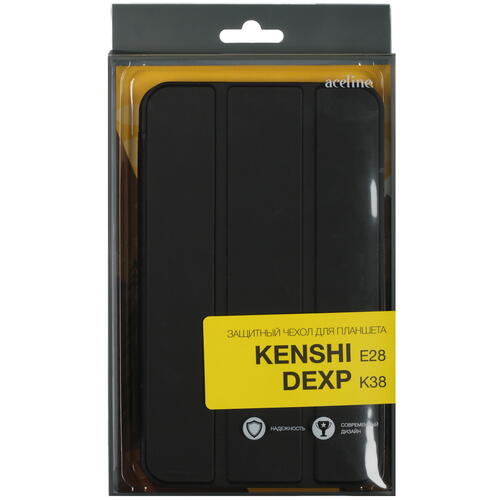 Купить Чехол-книжка Aceline Streak для KENSHI E28/ DEXP Ursus K38 черный  5423816. Характеристики, отзывы и цены в Донецке