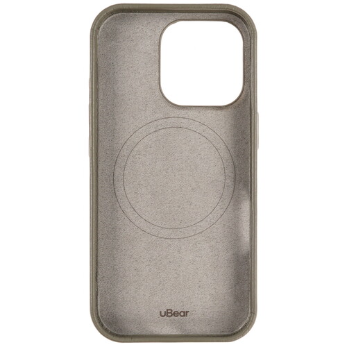 Купить Накладка  uBear Capital Leather Case для Apple iPhone 16 Pro серый  5474384. Характеристики, отзывы и цены в Донецке