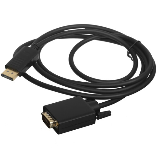Купить Кабель однонаправленный VCOM DisplayPort - VGA, 1.8 м  5471574. Характеристики, отзывы и цены в Донецке