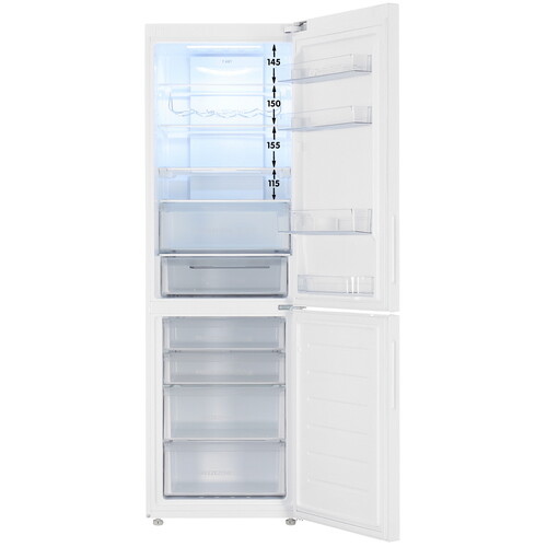 Купить Холодильник с морозильником  Haier C4F637CWRGU1 белый  5463910. Характеристики, отзывы и цены в Донецке