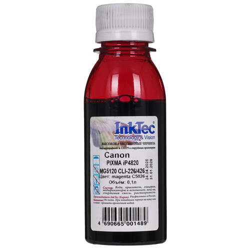Купить Чернила  InkTec C5026 пурпурный  5602119. Характеристики, отзывы и цены в Донецке