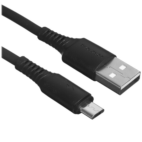 Купить Кабель круглый Borofone micro USB - USB 2.0 Type-A черный 1 м  5475176. Характеристики, отзывы и цены в Донецке