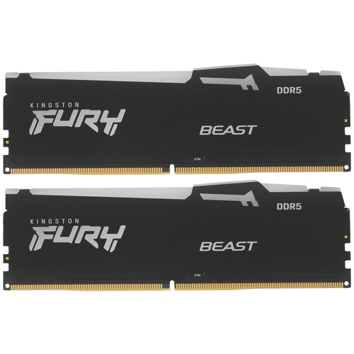 Купить Оперативная память Kingston FURY Beast Black RGB  5617412. Характеристики, отзывы и цены в Донецке