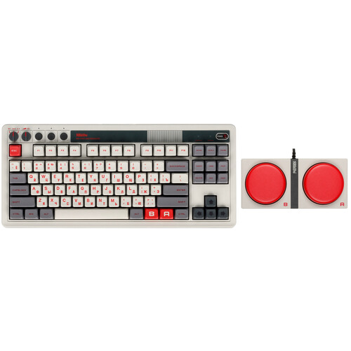 Купить Клавиатура проводная + беспроводная 8BitDo Retro Mechanical Keyboard - N Edition  5432739. Характеристики, отзывы и цены в Донецке