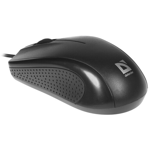 Купить Мышь проводная Defender Optimum MB-160 [52160] черный  8106371. Характеристики, отзывы и цены в Донецке