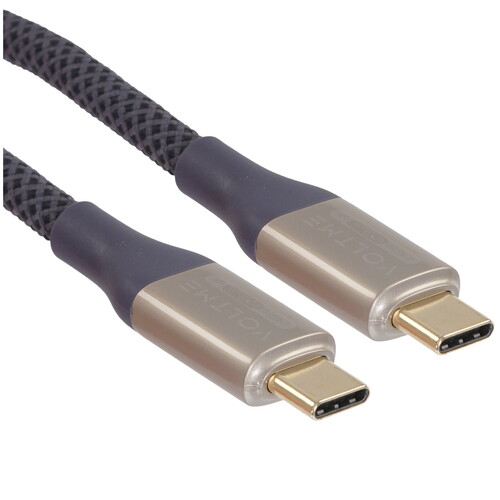 Купить Кабель круглый VOLTME USB Type-C - USB Type-C синий 1.2 м  9210965. Характеристики, отзывы и цены в Донецке
