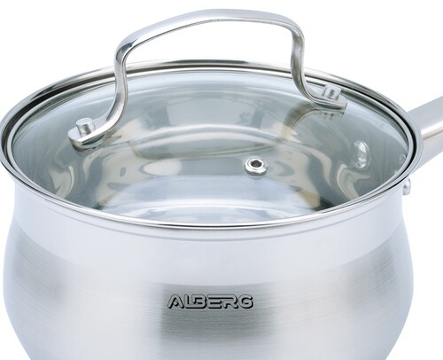 Купить Ковш ALBERG Optimo AL-1015 2 л серебристый  9156136. Характеристики, отзывы и цены в Донецке
