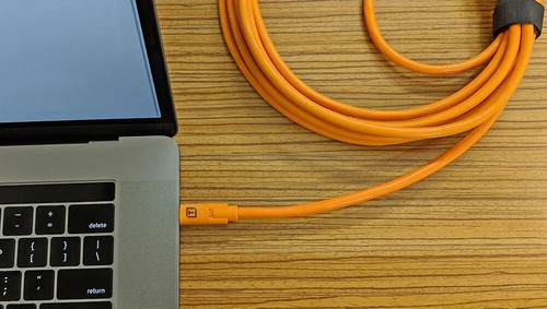 Купить Кабель Tether Tools micro USB-B - USB Type-C оранжевый  5605748. Характеристики, отзывы и цены в Донецке