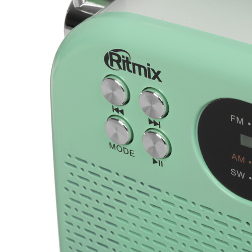 Купить Радиоприемник Ritmix RPR-045 зеленый  9282253. Характеристики, отзывы и цены в Донецке