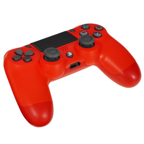 Купить Геймпад беспроводной/проводной Sony PlayStation DualShock 4 (Ver.2) красный  5044050. Характеристики, отзывы и цены в Донецке